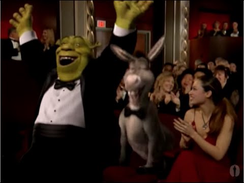 Shrek Wins Best Animated Feature | 74th Oscars (2002)