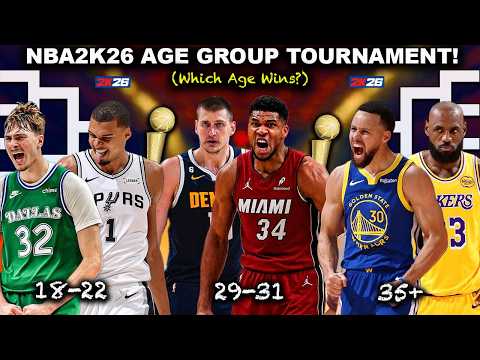 I Put Every Age Group In The NBA Into A Tournament On 2K26!