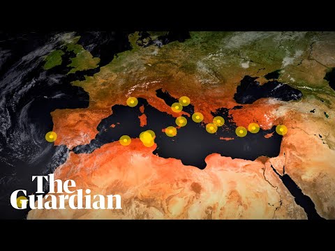 Ring of fire encircles Mediterranean amid record breaking heatwave
