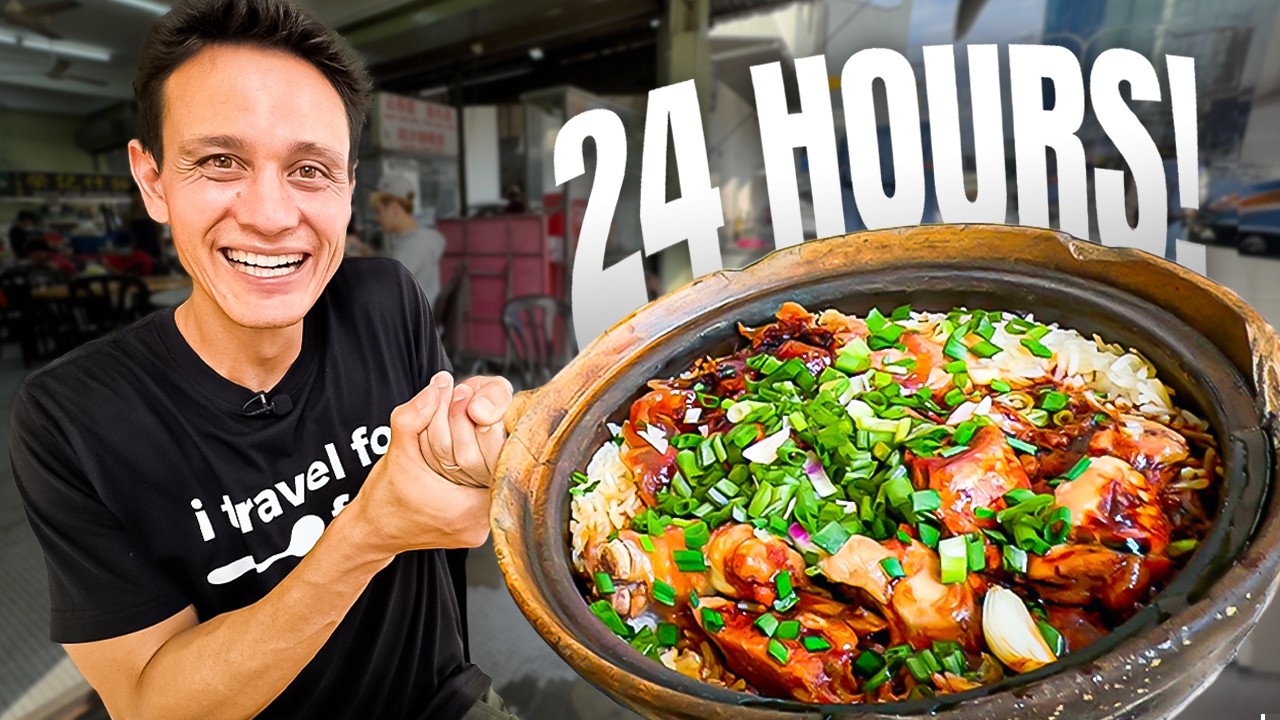 I Ate the Best Malaysian STREET FOOD for 24 Hours in Kuala Lumpur!