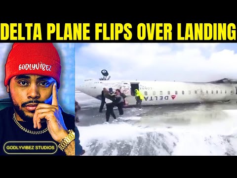 People scramble to get out after Delta plane flips over W/ Kory Yeshua