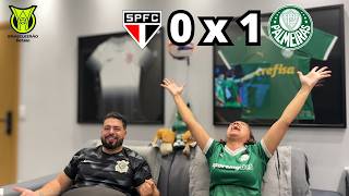 REACT REAÇÕES SÃO PAULO x PALMEIRAS | Casal Rivalidade