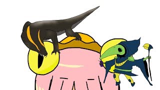 恐竜のピアノ練習たれながし