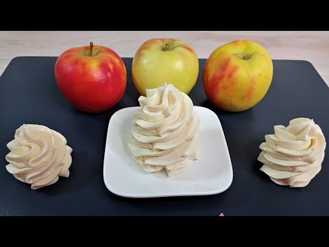 СТАБИЛЬНЫЙ крем из ЯБЛОК! без ЯИЦ и СЛИВОК! 2 ВАРИАНТА: с молочными продуктами и веганский! БЮДЖЕТНО