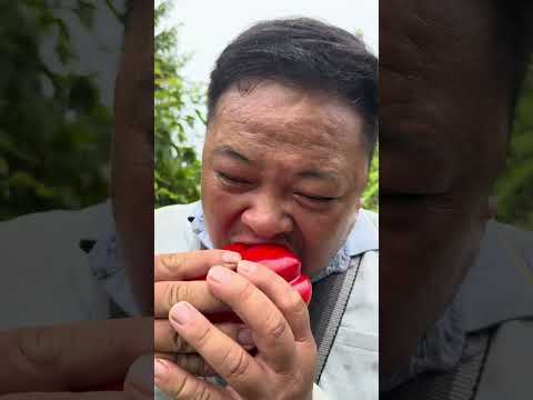 Does anyone like eating bell peppers like Pao? #shorts #bushcraft #dailylife #survival #outdoors