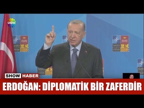 Erdoğan: Diplomatik bir zaferdir 