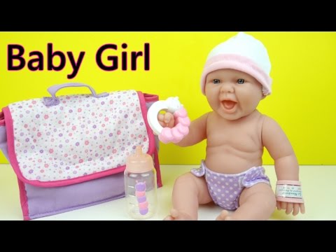 ألعاب بنات بيبي ببرونة و حقيبة كاملة LA NEWBORN