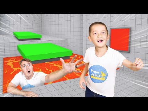Roblox Teamwork Puzzles in Real Life and Minecraft Maze in Real Life