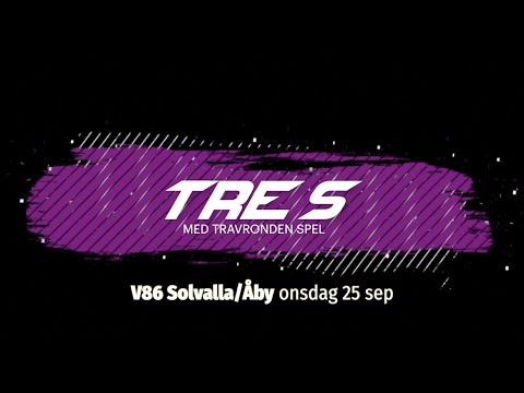 Speltips V86 Solvalla/Åby - 25 september