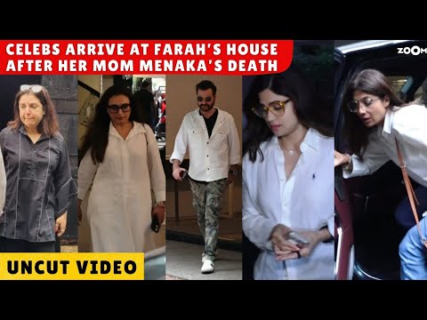 Rani Mukerji, Shilpa Shetty, MC Stan PAY tribute to Farah Khan’s mother Menaka Irani | UNCUT