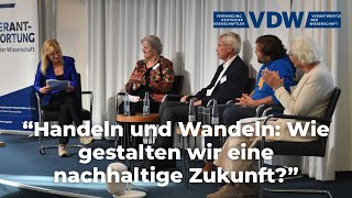 "Handeln und Wandeln: Wie gestalten wir eine nachhaltige Zukunft?" | Paneldiskussion