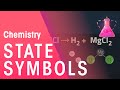 Decoding State Symbols in Chemical Equations
