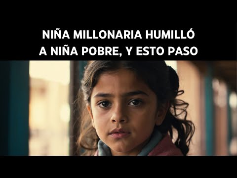 Niña Millonaria Humilló a Niña Pobre y Esto Paso... | Las Historias Reales