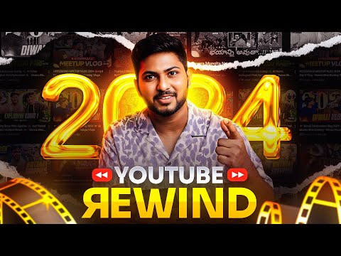 My Youtube Journey Rewind Video 2024 ❤️ - Munna Bhai Gaming - Telugu Vlogs