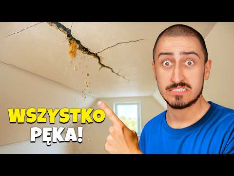 TO SIĘ ZAWALI?! Wszystko PĘKA😭 WYMIANA STAREGO DACHU
