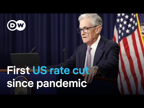 US Federal Reserve cuts interest rates by half a percentage point | DW News