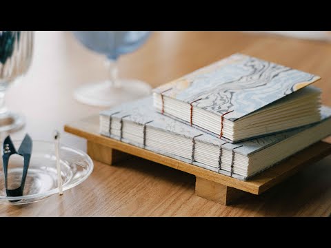 MAKING A SKETCHBOOK | calm bookbinding to relax to ✂️