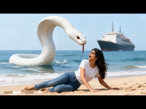 White Giant Cobra snake attacked on couple at picnic || snake video || adventure video