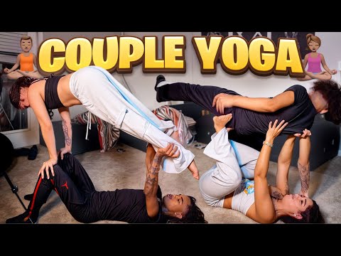 COUPLES YOGA CHALLENGE FT. @ykquotes &  @deshaig  *MUST WATCH🤣*