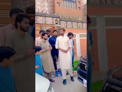 Meeting Shaheen Afridi at his home with Imran Khan Sr. | Pakistan Cricket | PCB | PSL | #shorts