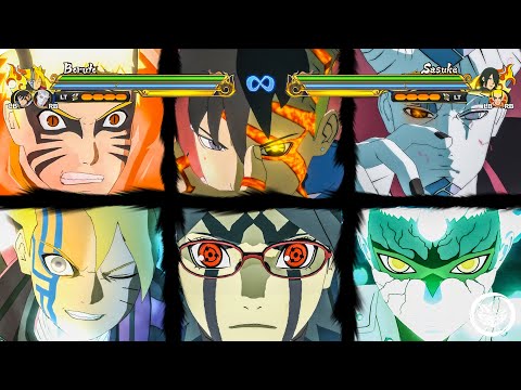 All NEW Boruto Characters Ultimate Jutsus & Transformations (4K 60fps) - Naruto Storm Connections