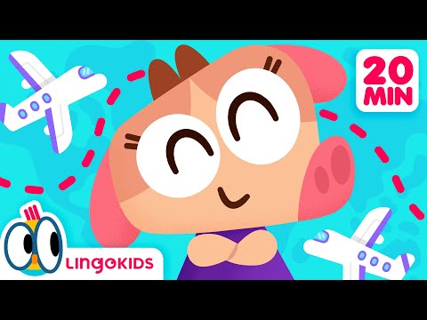 LET'S TRAVEL AROUND THE WORLD 🌍✈️ 🎶 Songs for Kids | Lingokids