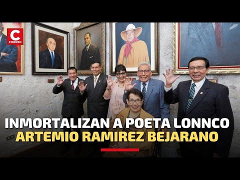 Arequipa: Reconocen a Artemio Ramírez Bejarano, representante de la poesía loncca