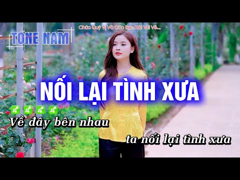 Karaoke Nối Lại Tình Xưa – Tone Nam Dễ Hát Nhất – Hoàng Dũng Karaoke