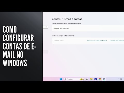 Como Configurar Contas de E mail no Windows