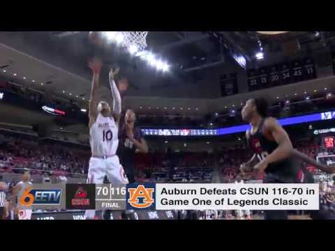 Auburn Defeats CSUN 116-70
