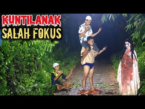 Kuntilanak Salah Fokus || Prank Hantu Paling Ngakak 🤣🤣 || Scary Ghost Prank