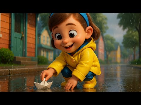 बारिश में मस्ती |children hindi rhyme (@Babydoll-rhymes )
