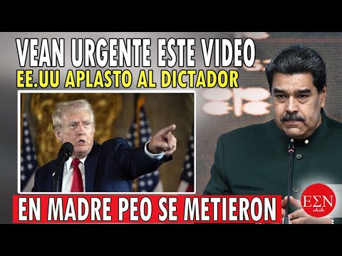 Así EE.UU aplasto CON TODO al CHAVISMO por decir que TRUMP sería aliado de NICOLÁS MADURO