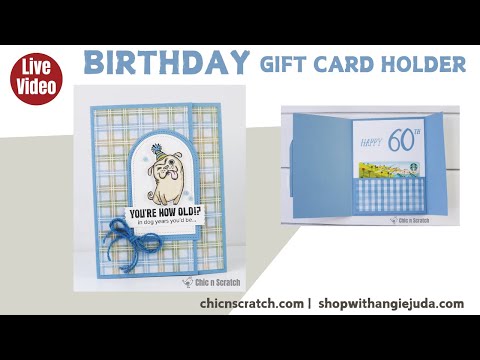 Birthday Gift Card Holder