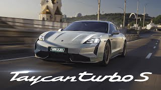 Porsche Taycan Turbo S 2025 Самая дорогая электричка Тайкан 952hp vs Tesla Plaid 1020hp