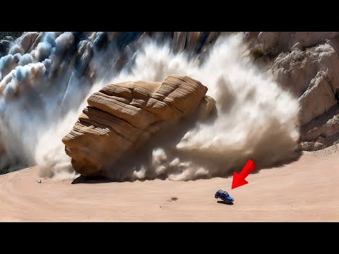 45 Massive Rockfalls Caught on Camera