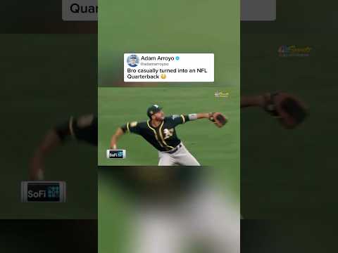 Crazy throw ๐คฏ #baseball