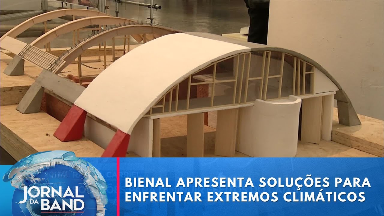 Bienal apresenta soluções para enfrentar extremos climáticos | Jornal da Band