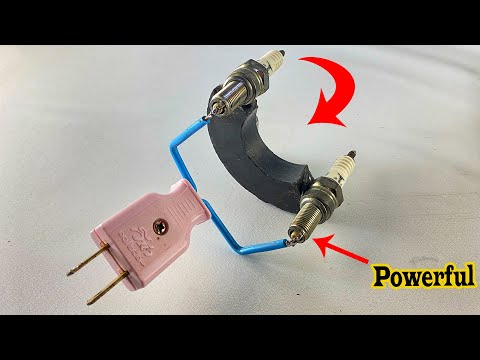 2025 free energy generator coil self running using by magnet and spark plug 100% #engineering #diy