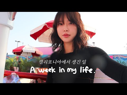 [VLOG] 미국으로 3주간의 휴가를 떠난 자영업자..🏄🏻‍♀️ 캘리포니아에서 서핑 핫데뷔 | LA 찍먹 | 서퍼 부부의 집에서 합숙하다