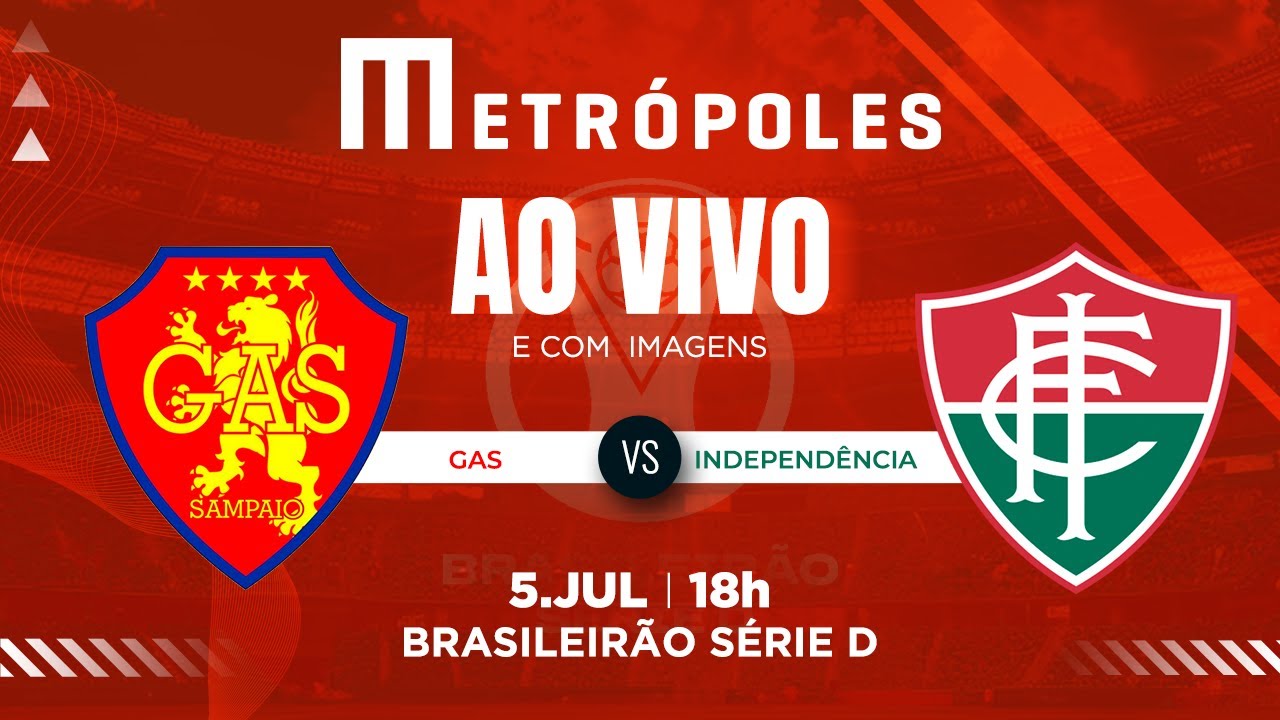 SÉRIE D AO VIVO COM IMAGENS: GAS RR X INDEPENDÊNCIA AC – 05/07/2025