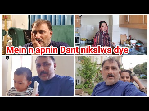 Mein n apnin dant nikalwa dye?/Ibrahim n bike 🏍 ki light tornin ki koshish ki/mustafa sajid vlogs 