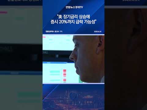 "美 장기금리 상승에 증시 20%까지 급락 가능성"