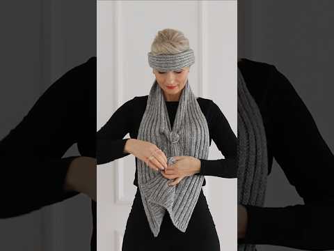 Scarf Hack 🧣 das muss du unbedingt probieren! #fashionhacks zum nachstylen #scarfstyle #scarf