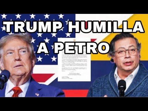 TRUMP le dio su domada a Petro en segundos