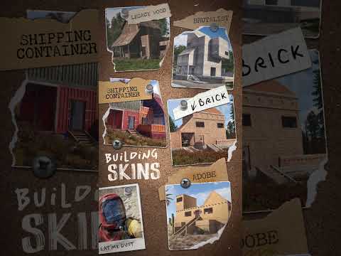 There are 5 building skins available in Rust. Which is your favourite?