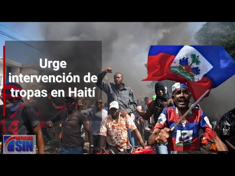 Urge intervención de tropas en Haití