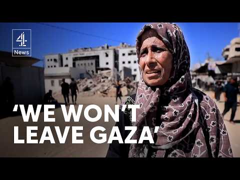 Gaza: Palestinians react to Israel's forced relocation plans