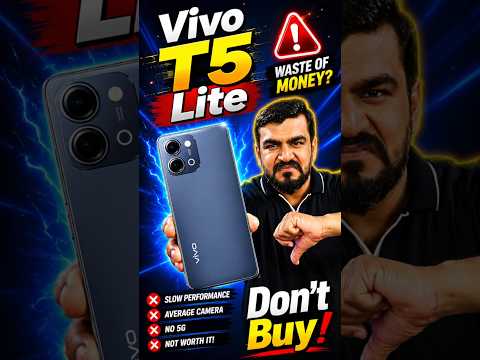 Vivo T5 Lite Don't Buy ?HD+ Screen Dimesnity 6300 #Shorts #shortsFeed #shortsVideo #VivoT5Lite #Vivo