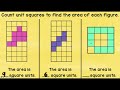 Calculating Area by Counting Squares